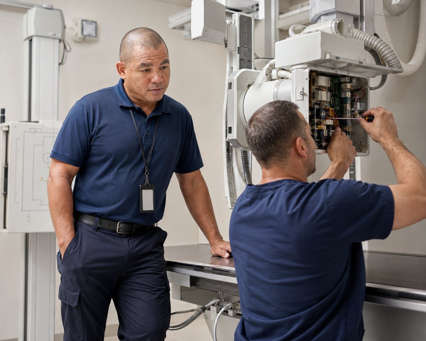 BiomedRx technician performing license to protect patient safety